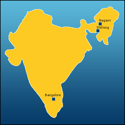 Indian Map published on website of SDS Indian Map published on website of SDS