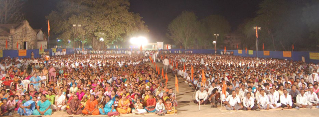 10000 devout Hindus were present for the Hindu Dharmajagruti Sabha at Amalner, Maharashtra
