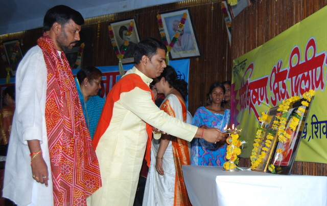 Inauguration of the program by Mr. Ramesh Shinde