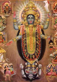 Sattvik picture of Kali Mata