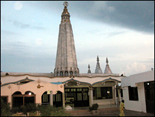 The temple is located in the capital Accra