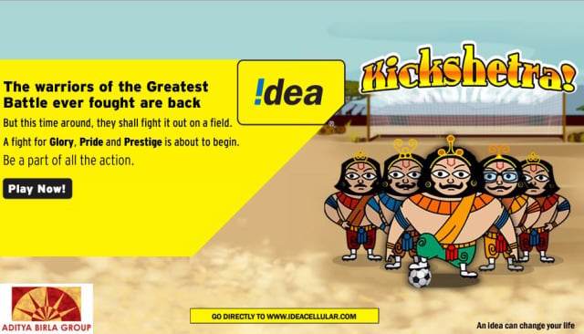 Denigration of Pandavas and Mahabharat by IDEA Cellular and C2W Digital