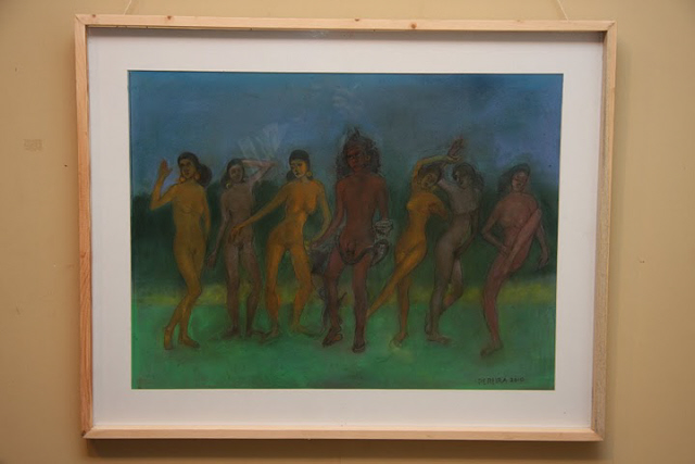 Nude painting of Sree Shiva drawn by Anti-Hindu painter Jose Pereira