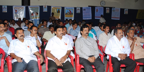 Dharmabhimanis keenly listening