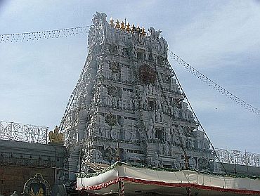 The world famous Tirumala Temple The world famous Tirumala Temple