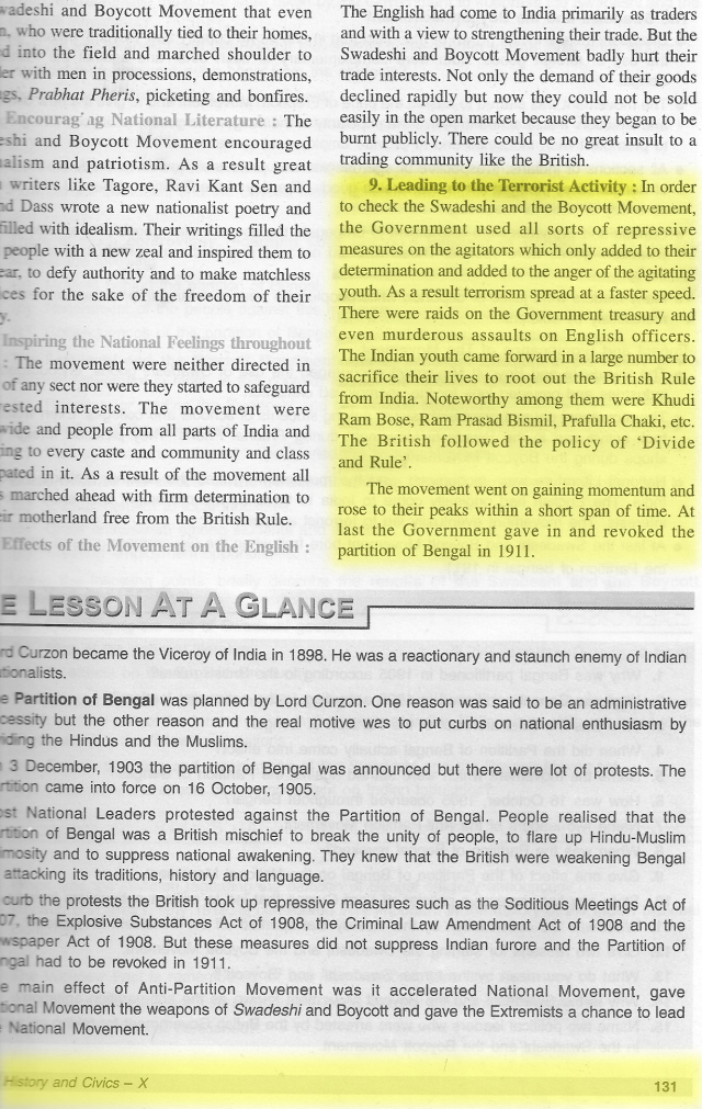 ICSE History and Civics 10th standard textbook - Page No 130