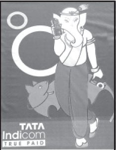 Defamation of Sri Ganesh through Tata Indicom distributor
