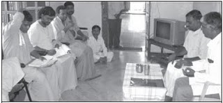 From left : Muthadheesh, Mr. Kuber Gauda Kallangauder and Mr. Prakash Kembi of HJS