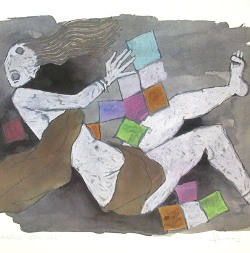 Disgraceful picture of Draupadi by M F Husain's