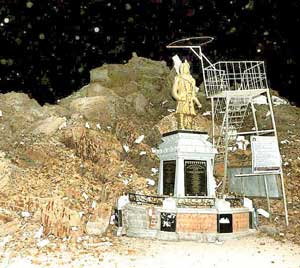 The Commemorative statue of Krishnadeva Raya