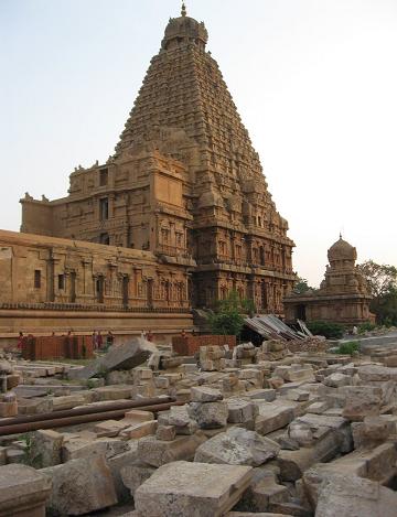 BRIHADEESWARA TEMPLE UNDER ASI DESTRUCTION IN August 2008