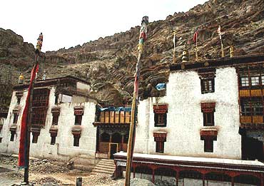 RAVAGED HEMIS MONASTERY