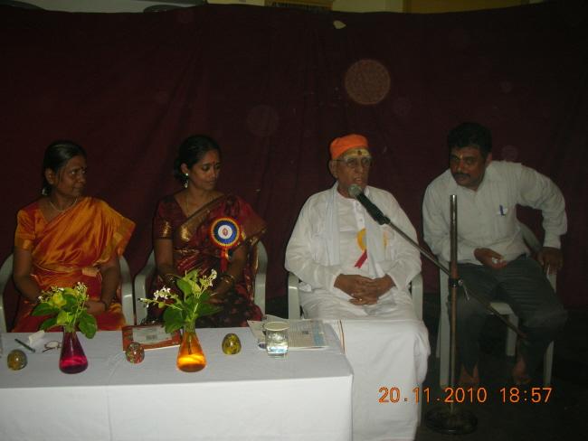 From Left: School Principal, Mrs. Uma Ravichandran of HJS, Mr. Rama Gopalan of Hindu Munnani From Left: School Principal, Mrs. Uma Ravichandran of HJS, Mr. Rama Gopalan of Hindu Munnani