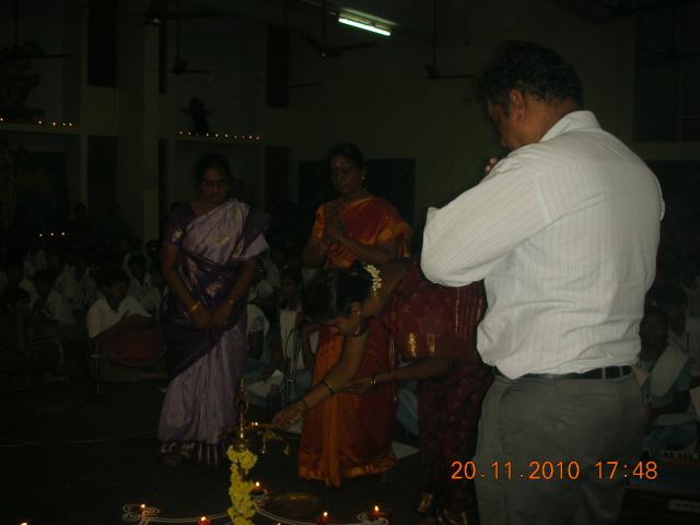 Inauguration of the Program by lighting the Kuthuvillakku (an auspicious oil lamp) Inauguration of the Program by lighting the Kuthuvillakku (an auspicious oil lamp)