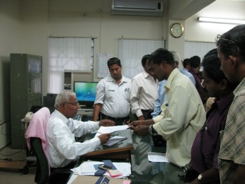 HJS members submitting memorandum to South Goa District Collector