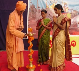 While lightinng the Holy Lamp While lightinng the Holy Lamp