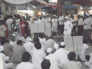 H. B. P. Narhari Maharaj addressing the participants