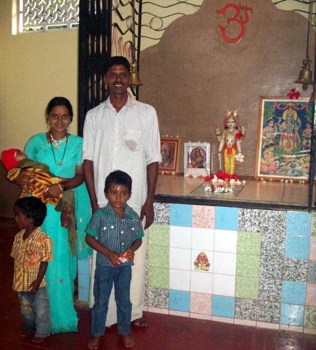 Prashanth Shetty with his family
