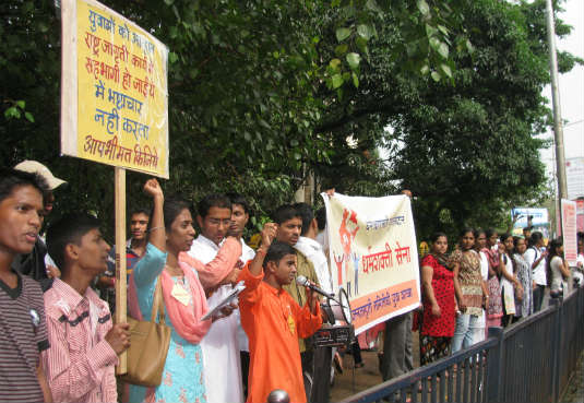 Photo of the Human Chain by Dharmashakti Sena - 4