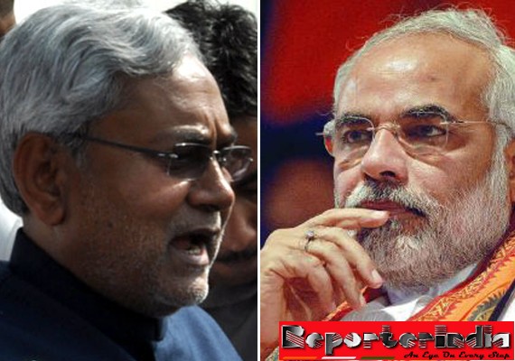 Nitish Kumar and Narendra Modi