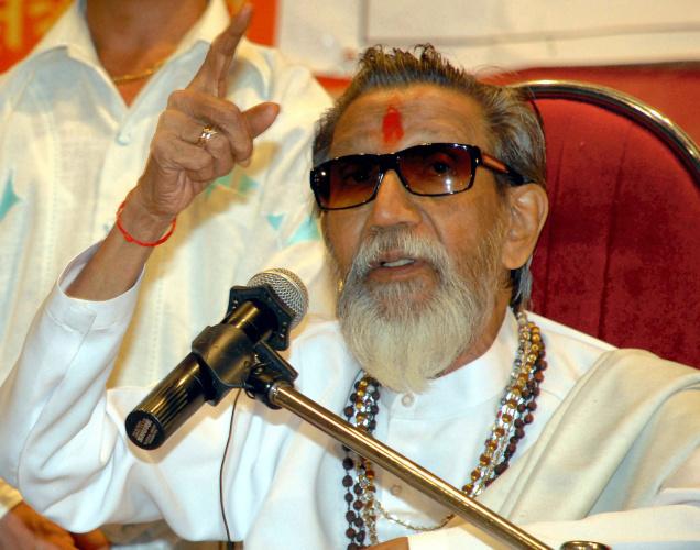 Shiv Sena Chief Balasaheb Thackeray (Courtsey : The Hindu) Shiv Sena Chief Balasaheb Thackeray (Courtsey : The Hindu)