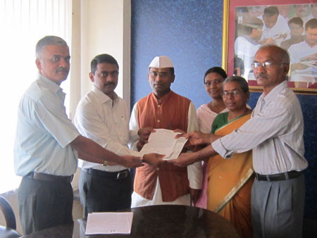 Representation was submitted to Congress MLA by Hindus
