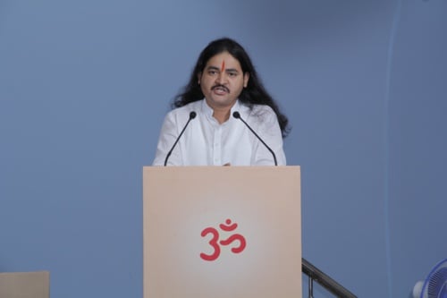 Shri. Dhananjay Desai, the Founder of Hindu Rashtra Sena.