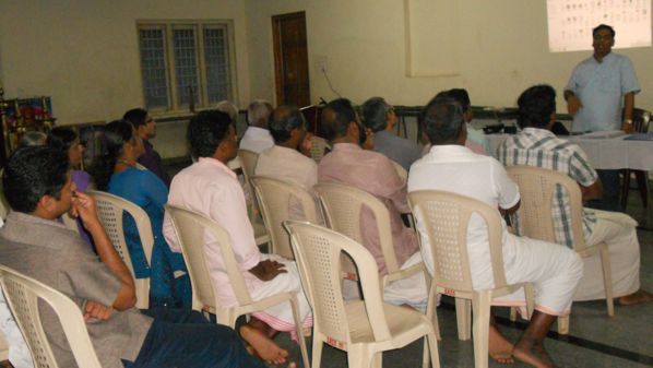 Shri. Ramesh Shinde addressing Hindus at Palakkad Shri. Ramesh Shinde addressing Hindus at Palakkad