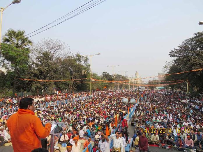 Thousands of Hindus attended program of Foundation Day of Hindu Samhati Thousands of Hindus attended program of Foundation Day of Hindu Samhati