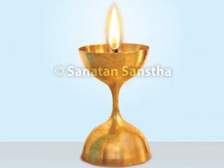 Why is ghee lamp preferred during puja ritual ?