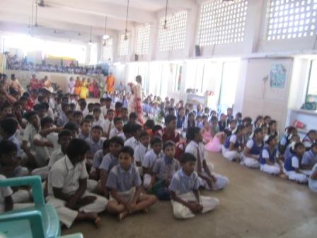 Students listening