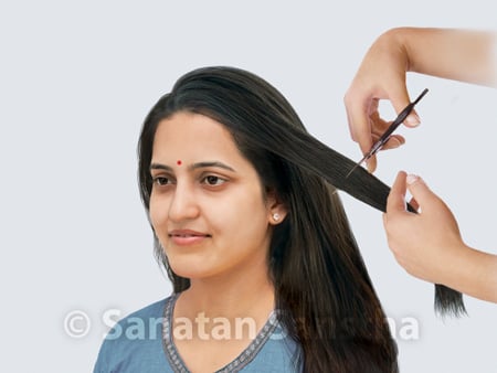 Short haircut for women can have Negative Effects - Hindu Janajagruti Samiti