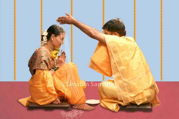 Hindu marriage akshata ropan