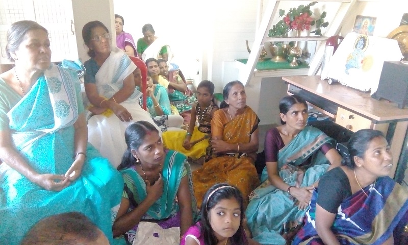 People who had come to attend the Kudumbayogam