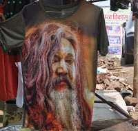 Tee-shirt with picture of a Sadhu  