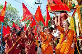 Happiness on faces of devotees from India and abroad during Simhastha Parva