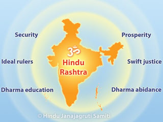 What will be the nature of the Hindu Rashtra founded on Dharma (Righteousness) ?
