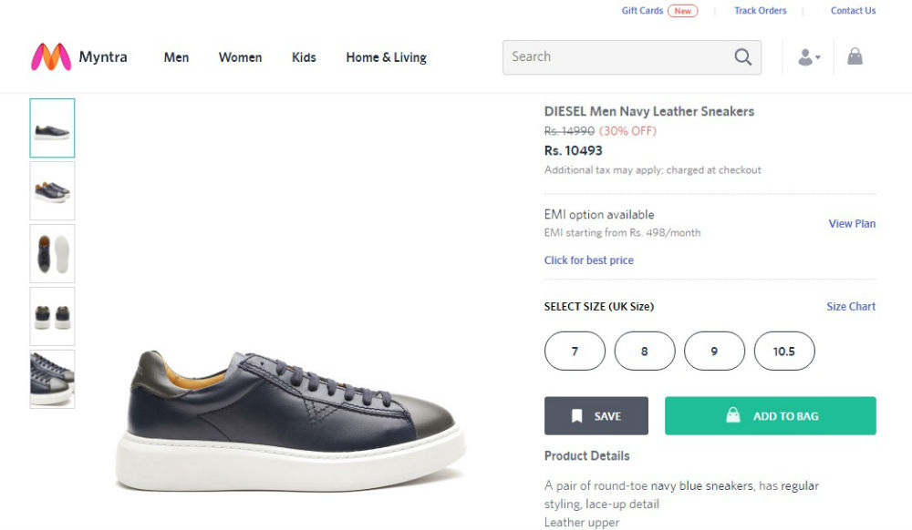 Protest : Online sale of cow-leather shoes by website Myntra - Hindu ...