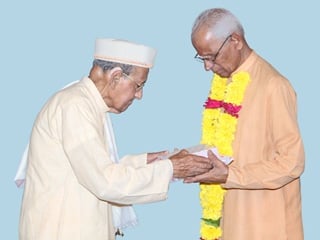 Felicitation of saints and guests