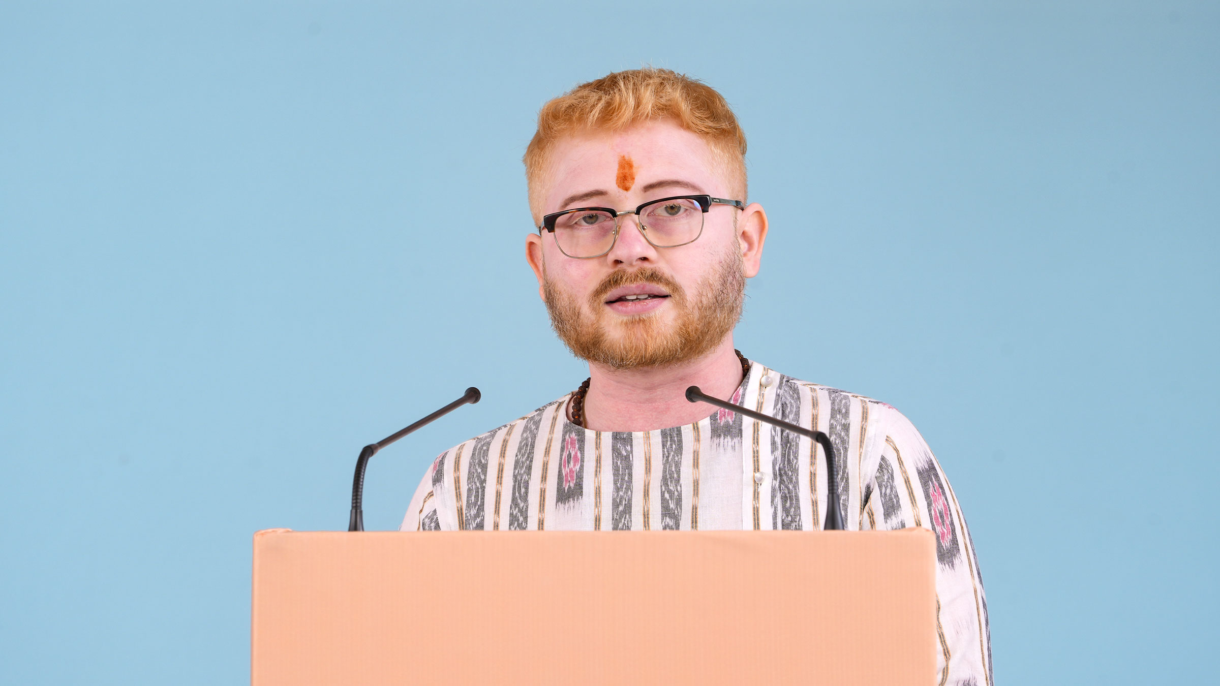 Dr Nishant Das (Secretary, Tarun Hindu, Jharkhand) presenting his views on - How to manage the temples well.
