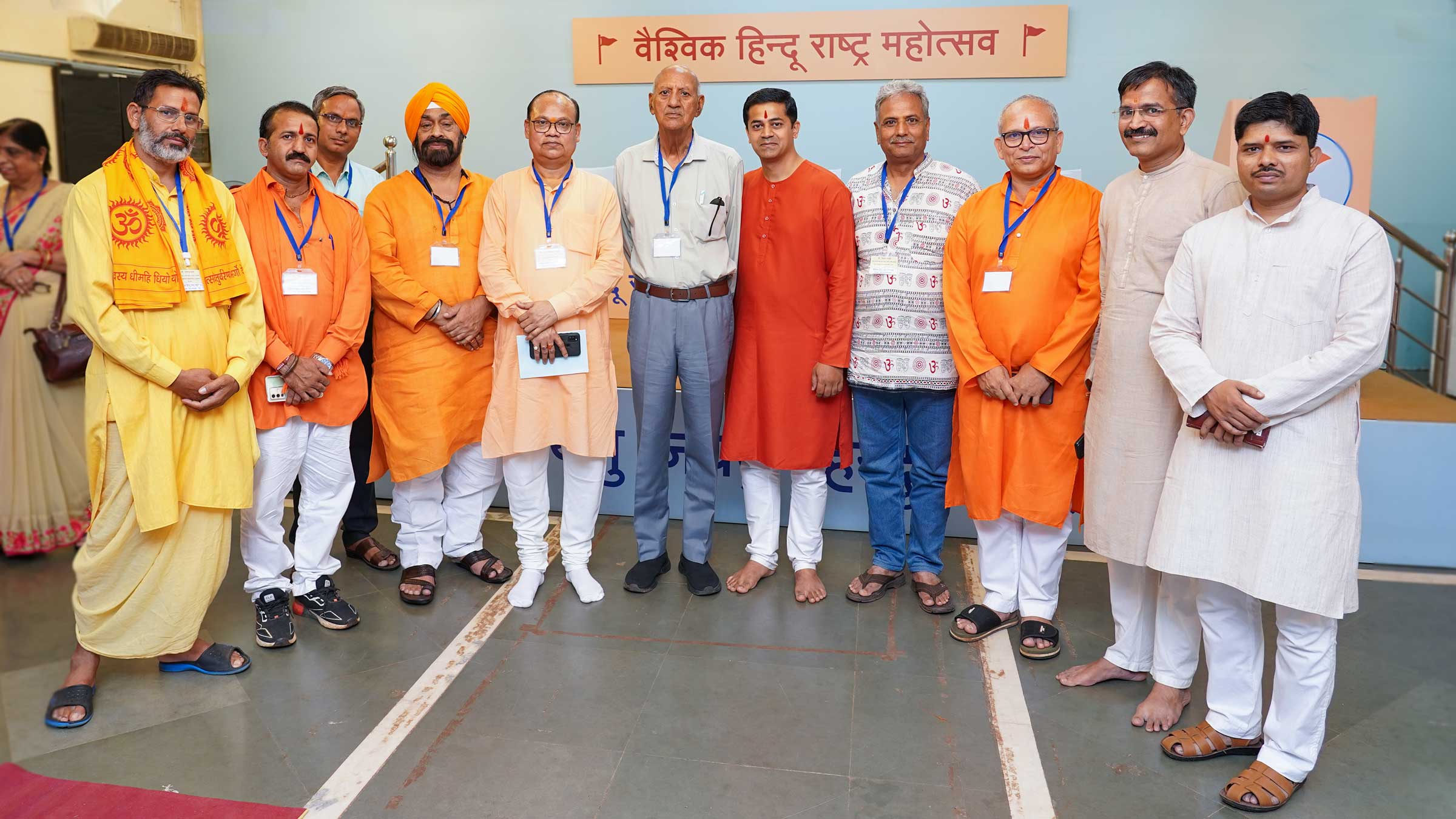 A glimpse into the unity and familial feeling amongst Devout Hindus who have come from various parts of India