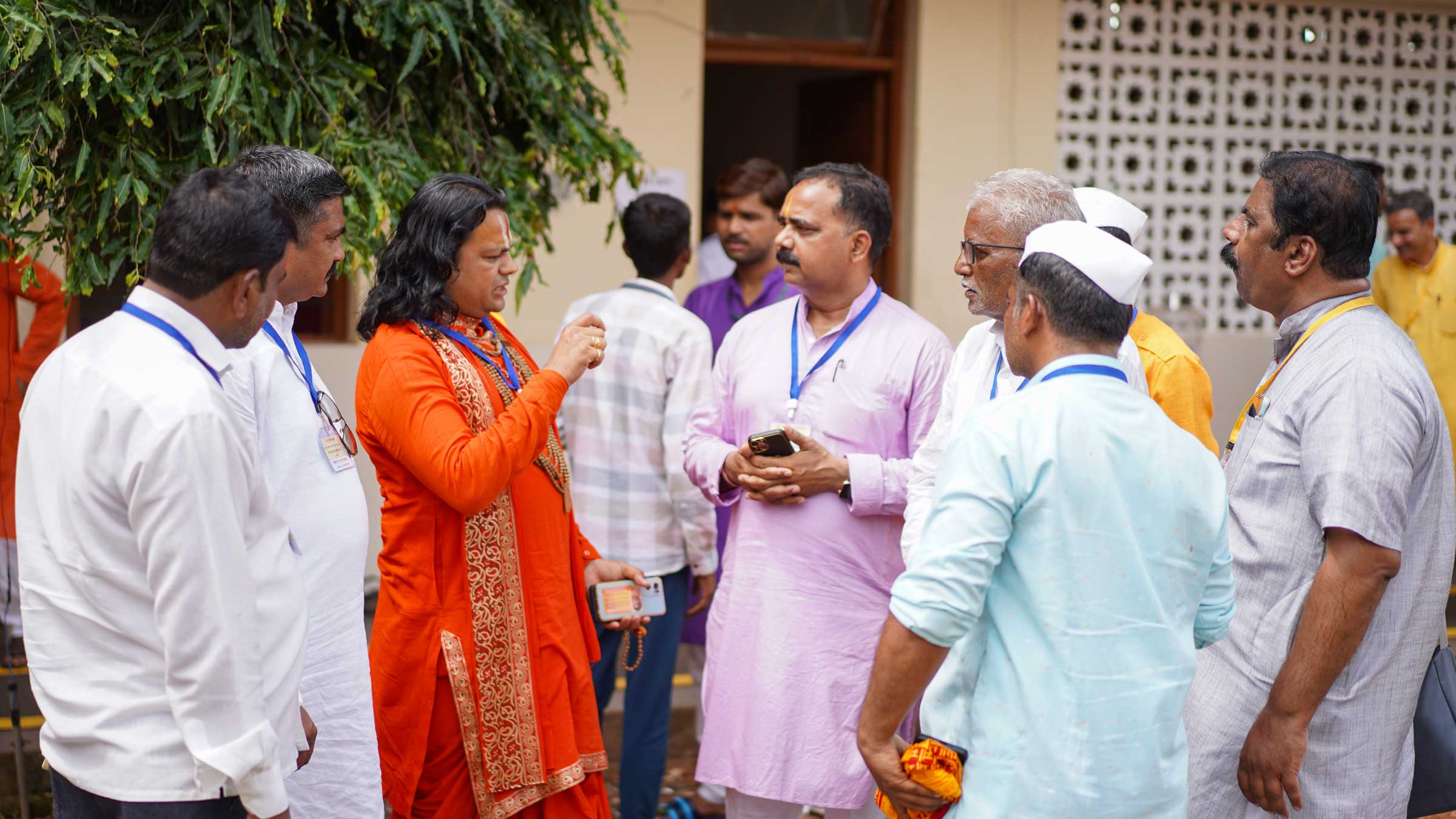 Even outside the Mahotsav venue, Devout Hindus talking of the attacks the Nation and Dharma are facing