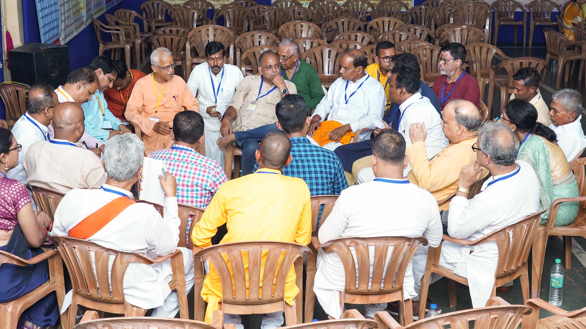 Devout Hindus discussing what can be done unitedly to create public awakening about ‘Land Jihad’