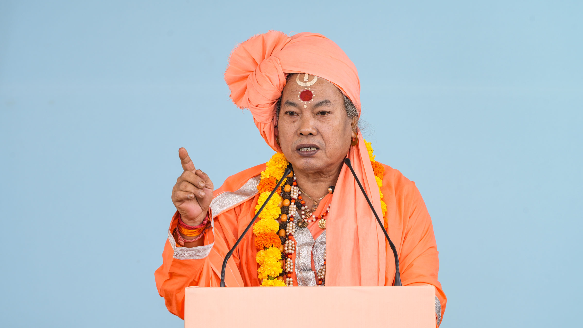 While speaking on ‘The menace of religious conversions in Tripura, the way forward and the success stories of various initiatives in the State’, H.H. Swami Chittaranjan Maharaj (Shanti Kali Ashram, Amarpur, Tripura) said - Resolve to eliminate the menace of religious conversions and protect Hindu Dharma !