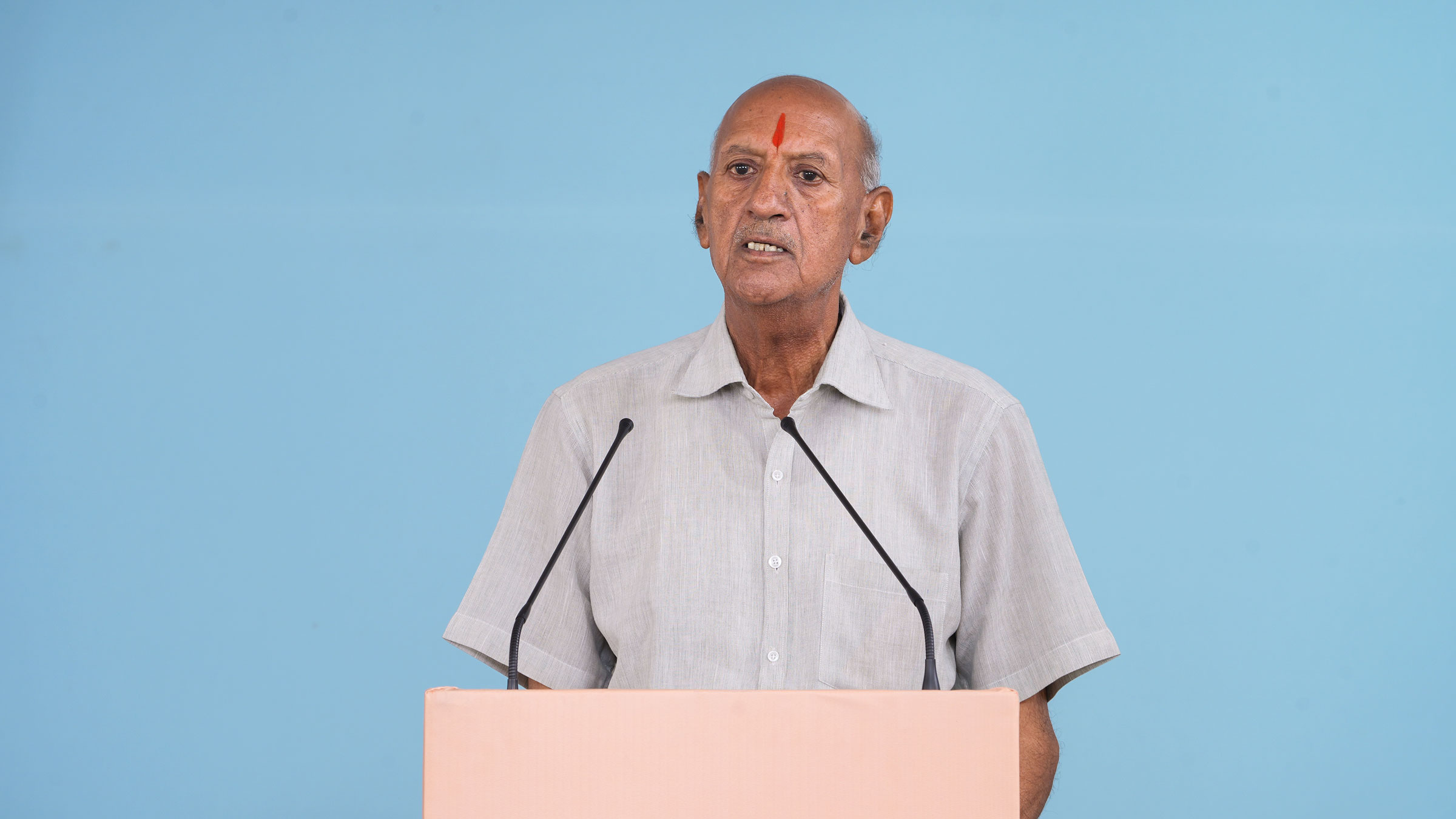 While expressing his views on the Nation and Dharma, Mr Subhash Sharma (Pradhan, Saraswat Brahman Sabha, Karnal, Haryana) said – After coming here I realised the real state of our Sanatan Hindu Dharma.