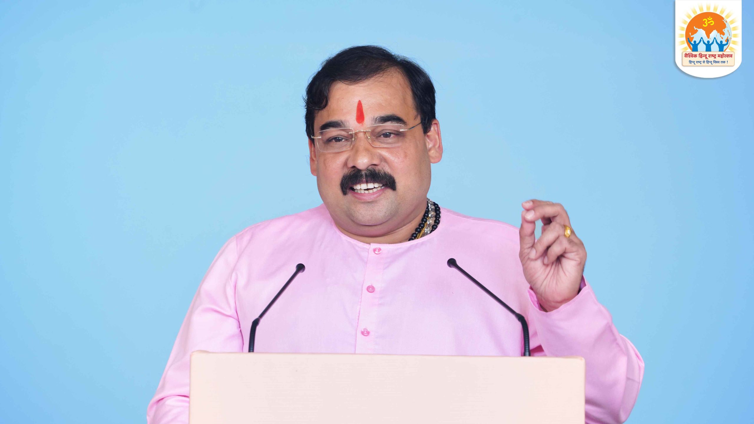 Adv. Krishnamurthy P (District President, VHP, Kodagu [Coorg], Karnataka), while addressing a session during the 'Vaishvik Hindu Rashtra Mahotsav' said, "God protects those who fight for Hindu activists in Courts as their Sadhana (Spiritual practice)".